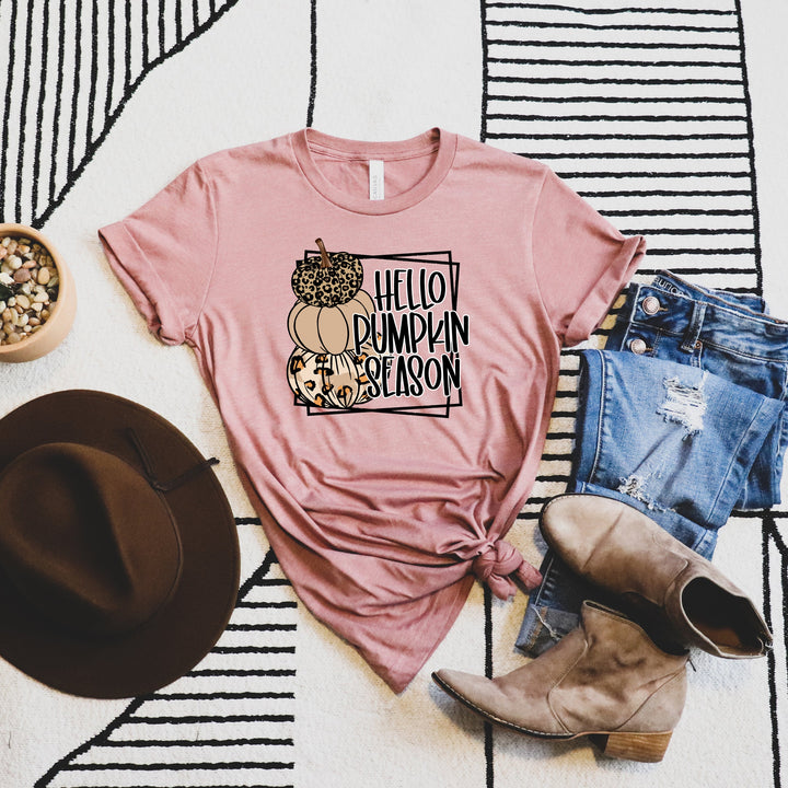 Hello Pumpkin Season Shirt, Fall Shirt