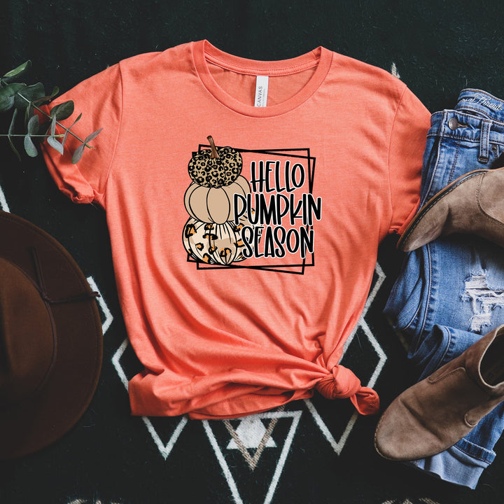 Hello Pumpkin Season Shirt, Fall Shirt