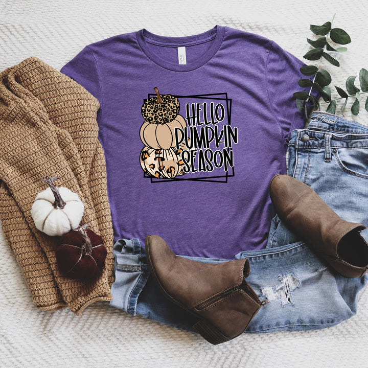 Hello Pumpkin Season Shirt, Fall Shirt