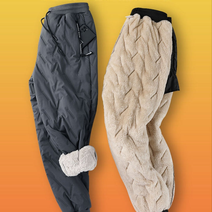 Winter Men Lambswool Sweatpants