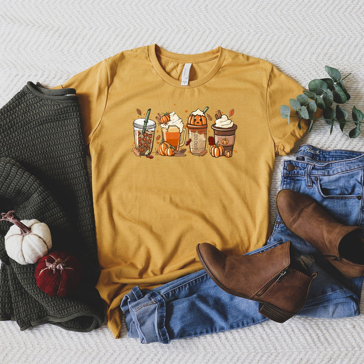 Fall Coffee Shirt, Fall Latte Shirt